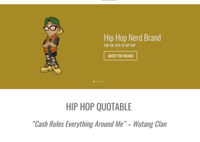 Hip Hop Nerd Brand